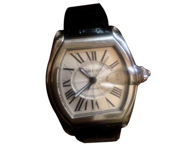 Cartier Roadster Silvery Steel  ref.117554