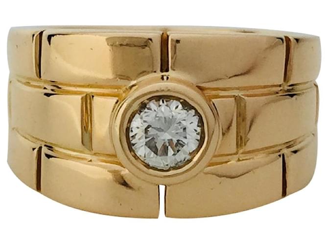 Cartier Vintage Ring ,"Panther", in Gelbgold und Diamant. Gelbes Gold  ref.117588