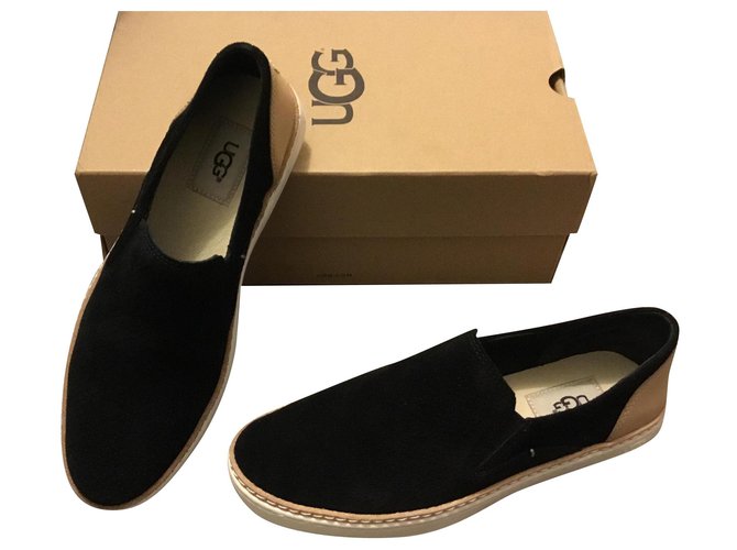 Ugg Ugg loafers black leather black 