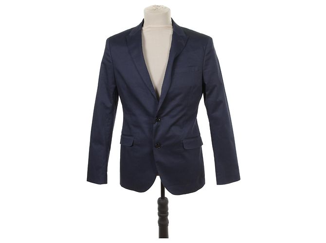 Autre Marque Blazer in cotone blu Pal Zileri Blu scuro