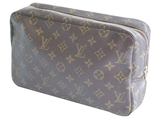 Louis Vuitton VANITY CASE 28 Brown Cloth  ref.117744
