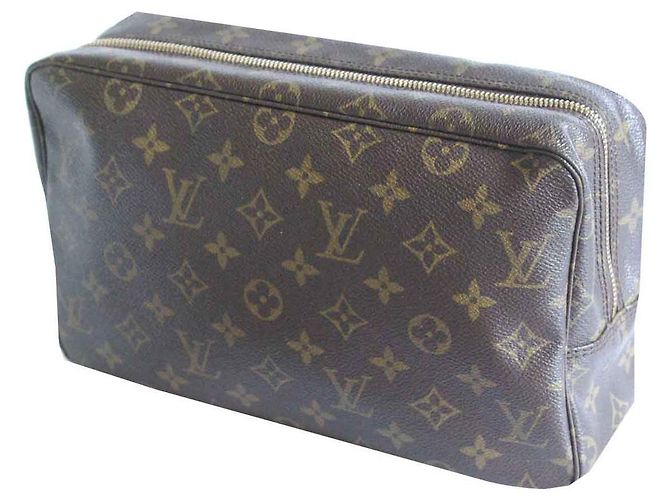 Louis Vuitton Vanity Case 28 Monogram Marrone