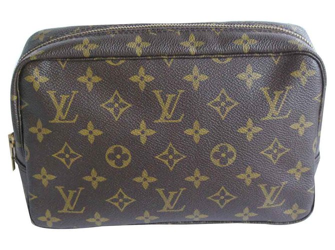 Louis Vuitton VANITY CASE 23 Marrone Tela  ref.117746