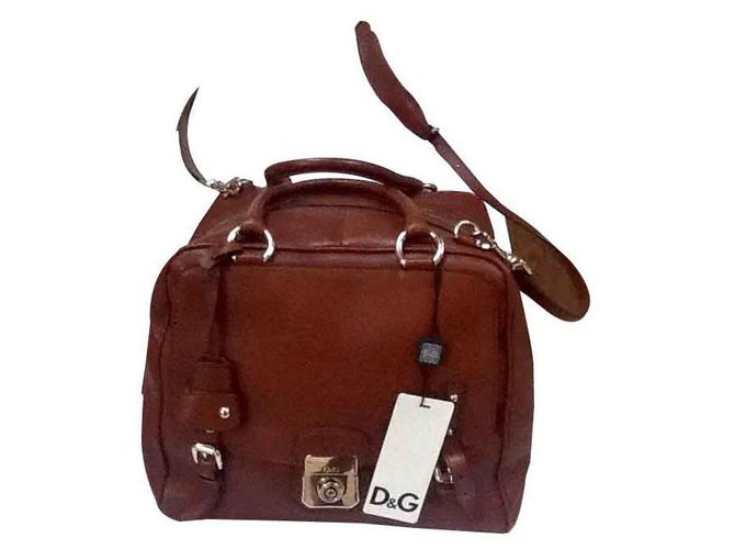 Dolce & Gabbana Handbags Dark brown Leather  ref.117783