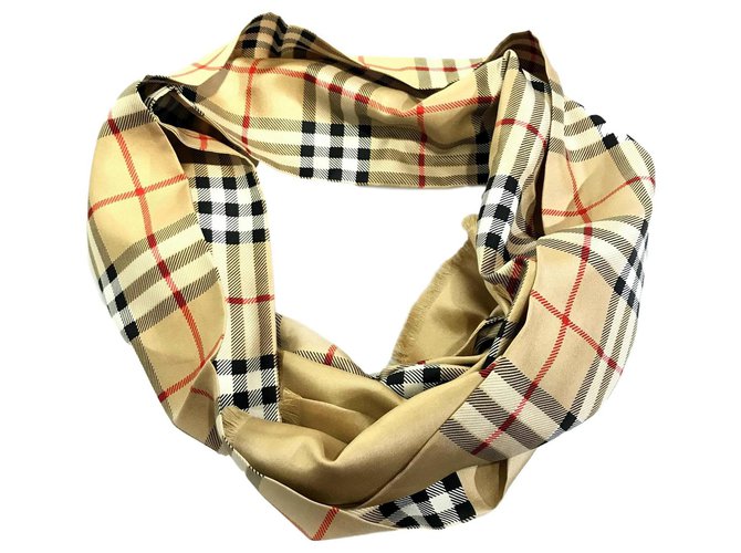 Burberry Multi House Check Scarf Multiple colors Wool Cloth  ref.117932