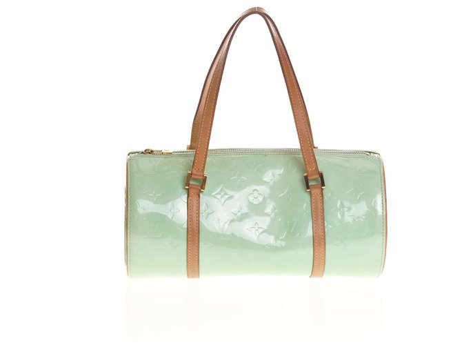 Louis Vuitton Green Vernis Bedford Brown Light brown Light green Leather  Patent leather ref.538291 - Joli Closet