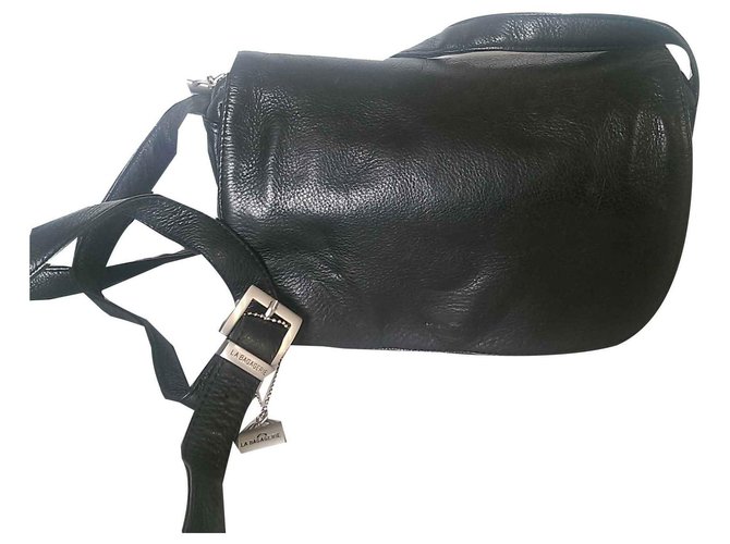 La Bagagerie Handbags Black Leather  ref.117975