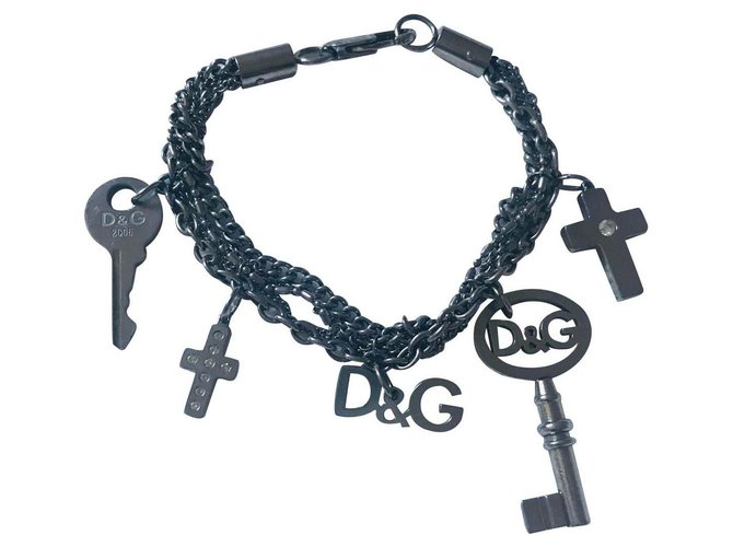 Dolce & Gabbana Bracelets Acier Argenté  ref.118047