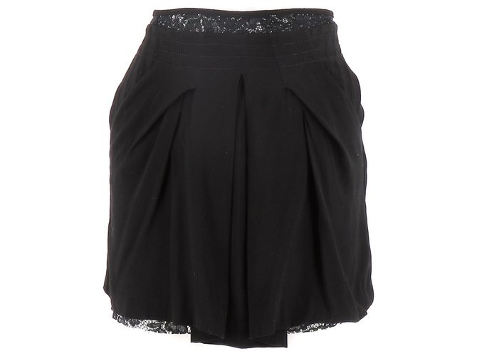 The Kooples Skirt suit Black Viscose  ref.118099