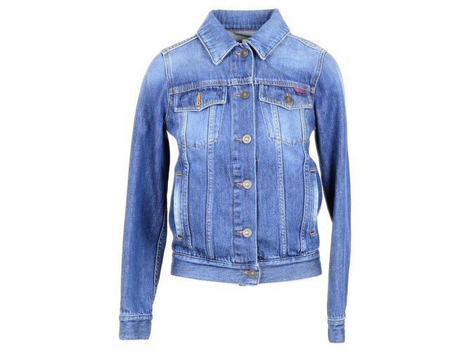 Kenzo jacket denim Blue Cotton  ref.118241