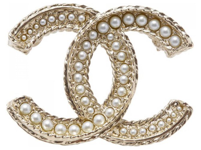 Chanel DECREASING PERLS Golden Metal  ref.118248