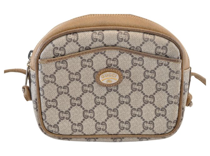 Gucci Sherry Line GG Shoulder Bag Brown Cloth  ref.118278