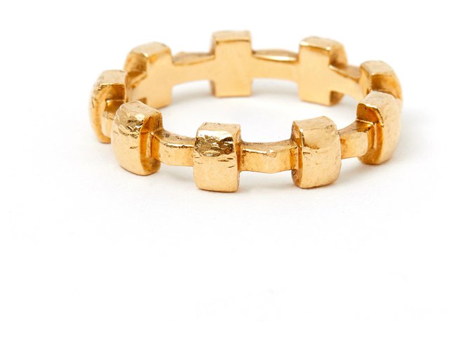 Chanel GOLD HAMMERED FR51 Golden Yellow gold  ref.118353