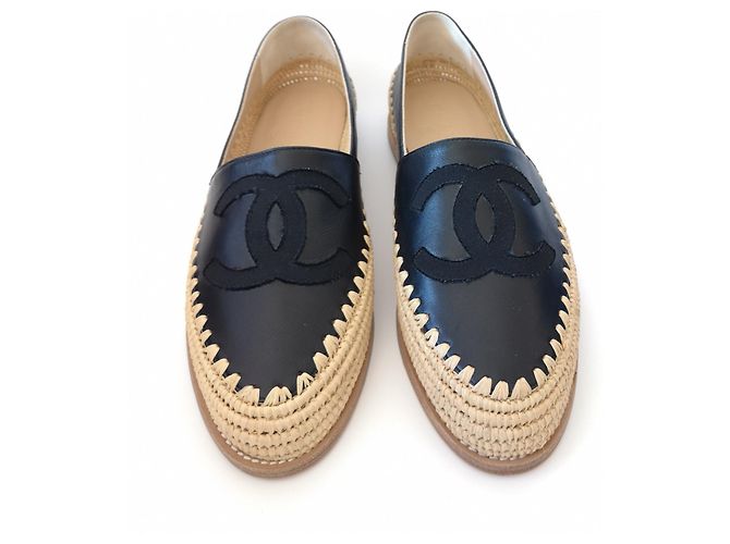 Espadrillas Chanel Nero Pelle