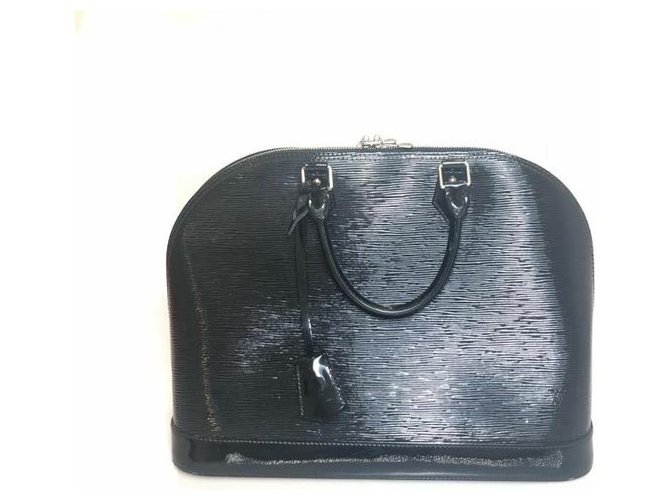 Louis Vuitton Black Epi Electric Alma GM Leather  ref.118634