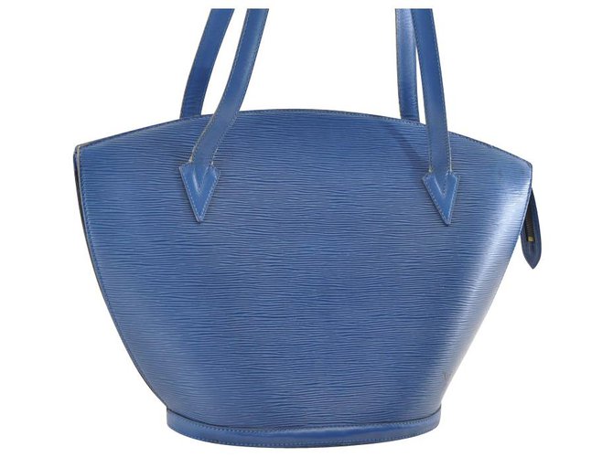 Louis Vuitton Saint Jacques Blue Leather  ref.118667