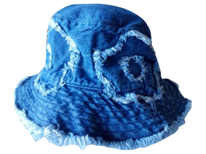 MOSCHINO Hat in Jeans Blue Denim  ref.118772