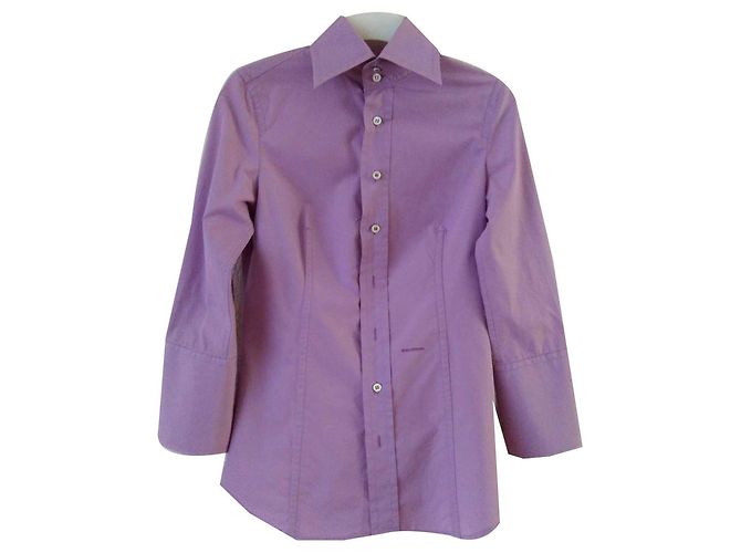 Dsquared2 Camicia in cotone rosa Fuschia 