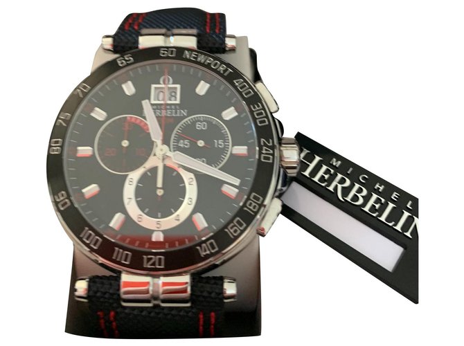 Michel Herbelin reloj Negro Acero  ref.118905