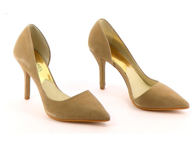 escarpin michael kors beige