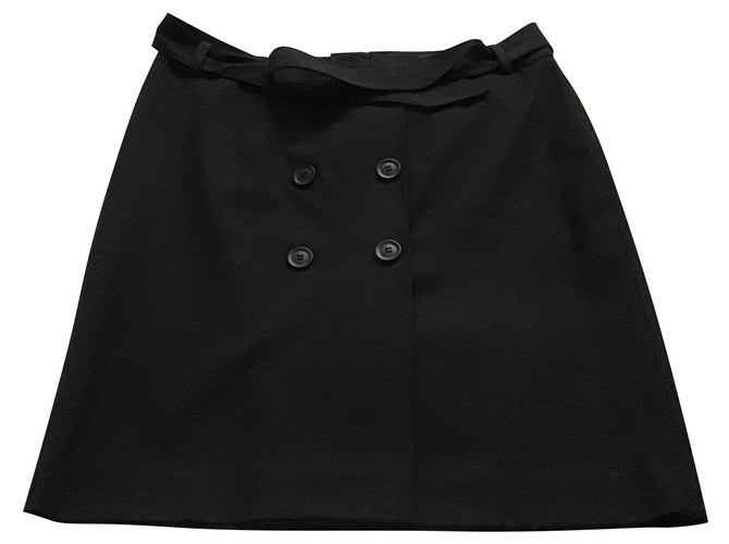 Autre Marque Mexx Skirts Polyester Viscose Elasthane Noir  ref.119055