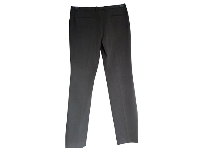 Wonderful Céline pants t 42 gray cotton like new Dark grey  ref.119088