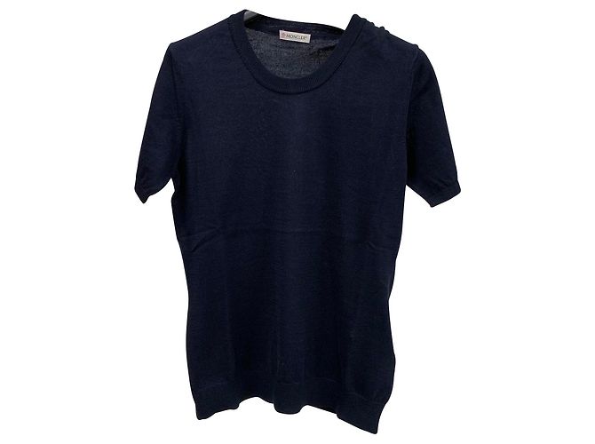 Moncler Top de malhas azul marinho