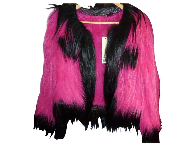 inconnue Jackets Pink Fur  ref.119361