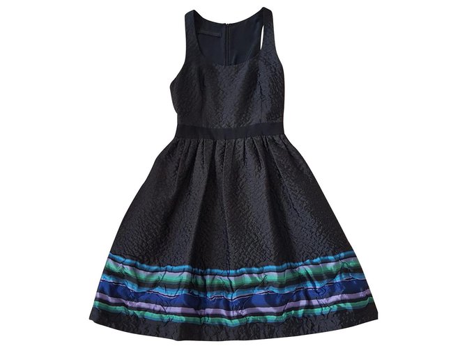 Proenza Schouler Dresses Black Multiple colors Silk Nylon Acetate  ref.119414