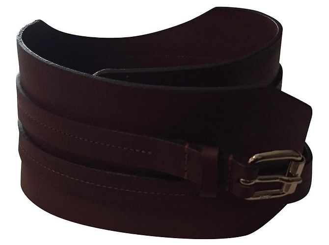 Dolce & Gabbana Belt Caramel Lambskin Size M