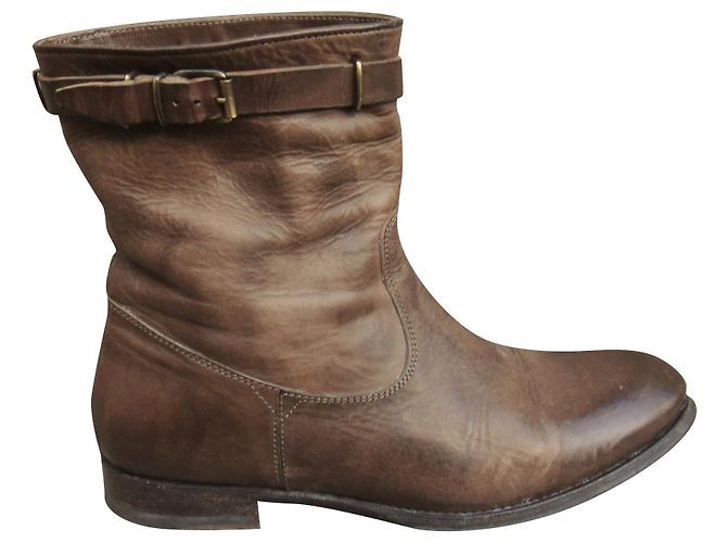 N.D.C. Made By Hand Botas n.D.C. Feito à mão em couro oleado Marrom