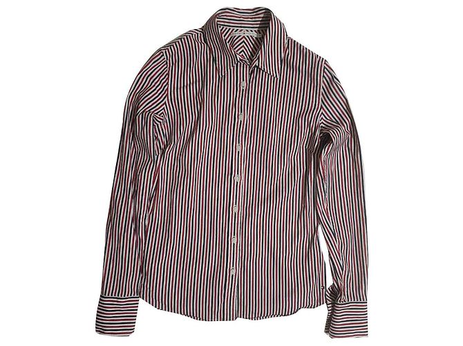 Camicia a righe Tommy Hilfiger Cotone Elastan M Multicolore