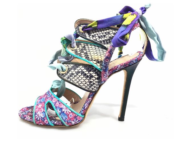 MSGM Multi Lace-Up Sandal