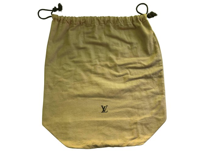 Louis Vuitton dustbag Brown Cotton  ref.119646