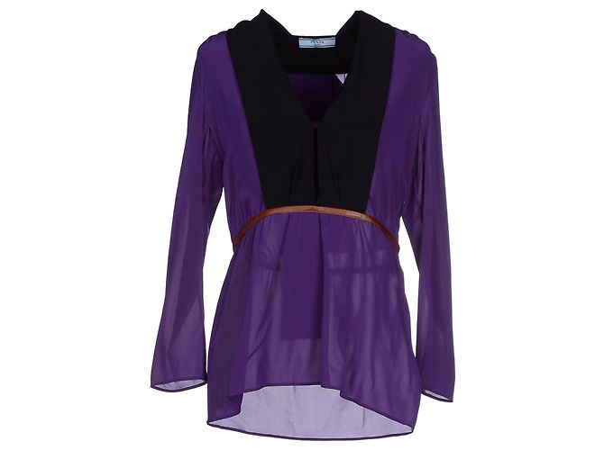 Prada silk blouse - New with tags Purple