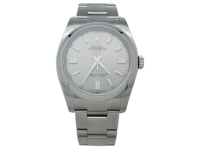 Rolex "Oyster Perpetual" Uhr aus Stahl.  ref.119681