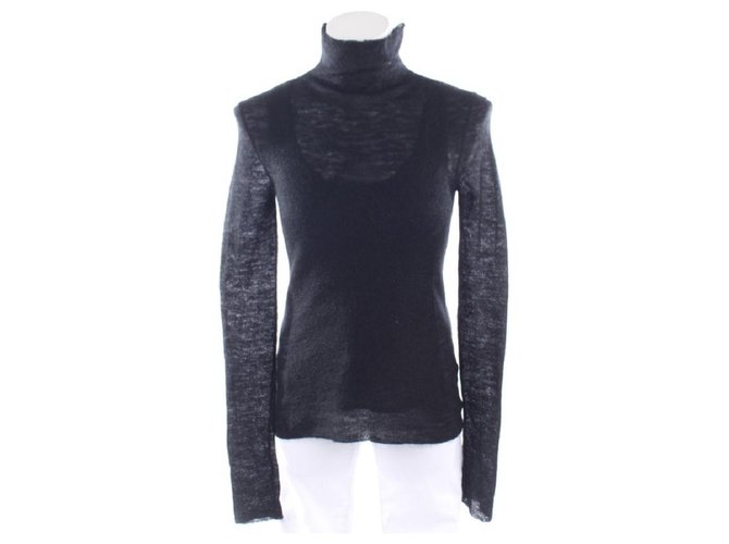 Céline Knitwear Black Polyamide Mohair  ref.119913