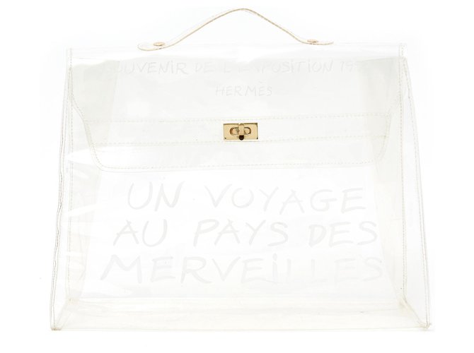 Hermès KELLY BUSINESS AU PAYS DES MERVEILLES Plastique  ref.120015