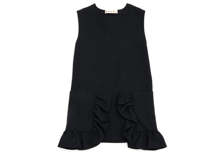 marni black dress