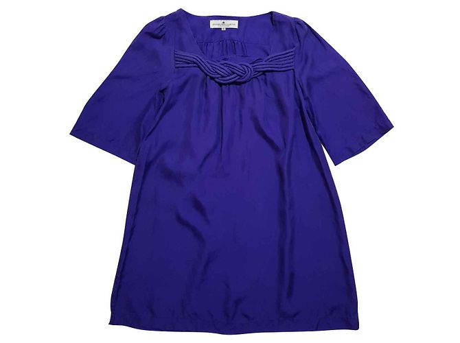 Designers Remix Kleid aus Seide Lila