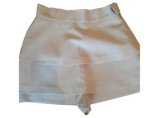 Maje Shorts Light blue Cotton  ref.120304
