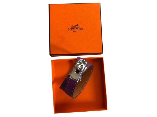 Hermès Kelly Purple Leather  ref.120322