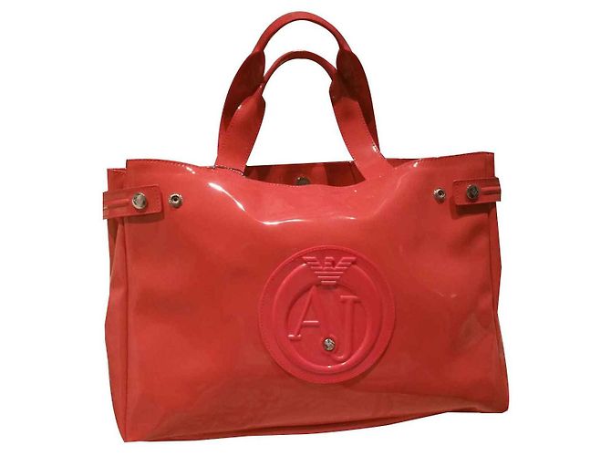 Bolso Tote Armani Coral Plástico