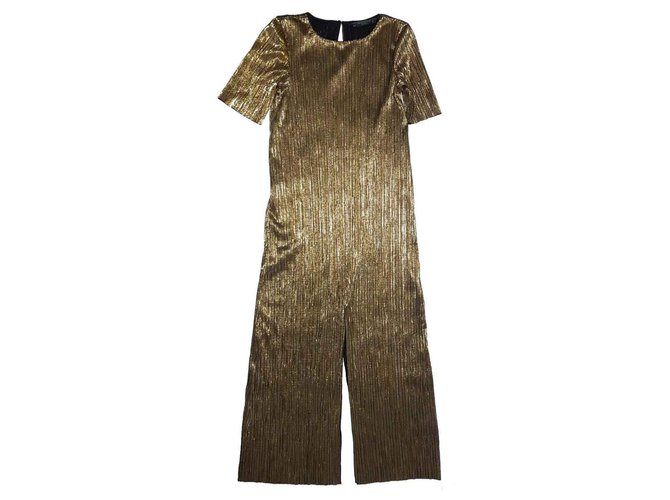 Zara Abiti D'oro Poliestere  ref.120463