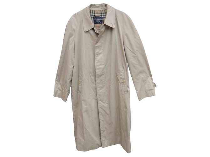 imperméable Burberry vintage taille 56 Coton Polyester Beige  ref.120632