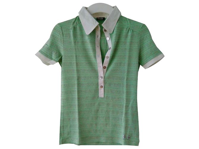 DOLCE & GABBANA Polo en Algodón Verde