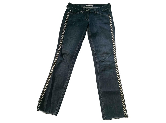 Isabel Marant Etoile Jeans Blu Cotone Elastan  ref.120952