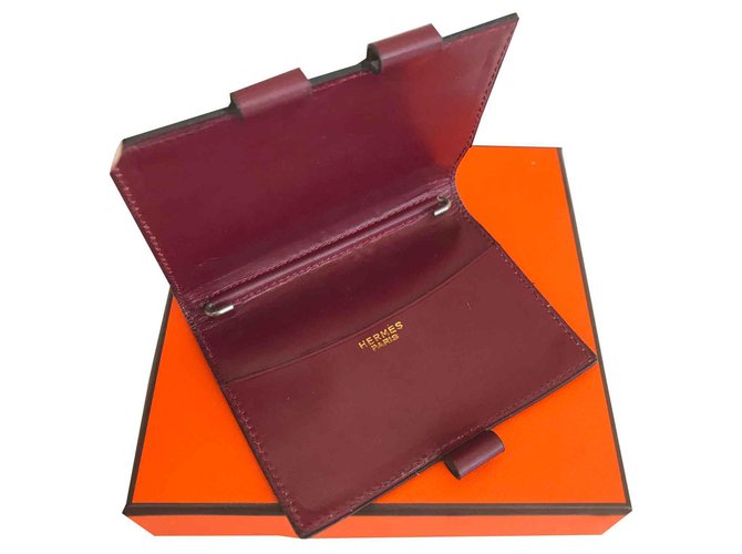 Hermès HERMES Carre Pocket Multiple colors Leather ref.880017 - Joli Closet