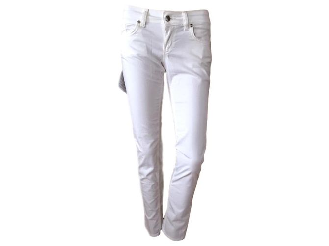 Pantalones Liu.Jo Blancos de Algodón
