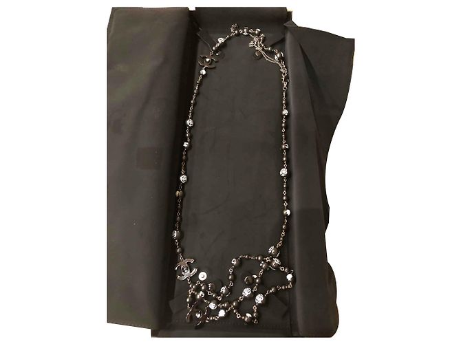 Collana lunga Chanel Coco Mademoiselle Nero